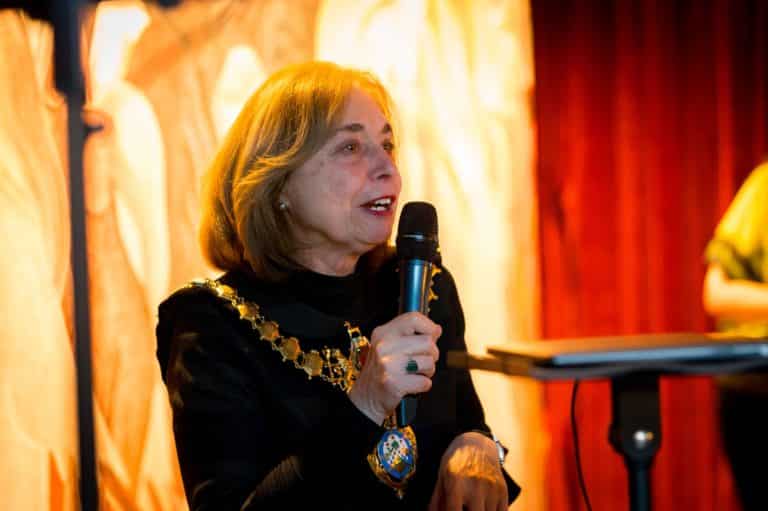 leamington_mayor_cllr_judith_clarke_makes_a_toast